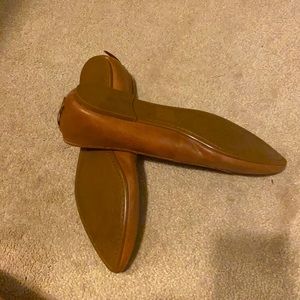 Frye leather pointed toe flats